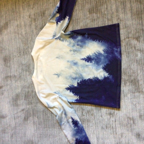 Forest print long sleeve shirt - Picture 6 of 7